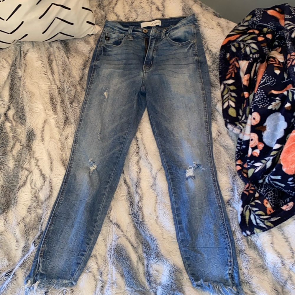 kancan rustic blue jeans